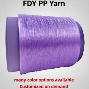 Recyclable Bright FDY Polypropylene Twisted Yarn Solid Core OE Technics 900D Twist for Heavy Duty Woven Sacks Textile Weaving