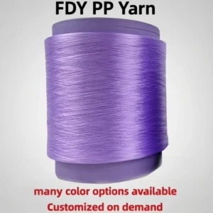 Recyclable Bright FDY Solid Core 1200D Polypropylene Yarn High Tenacity Raw Hand Knitting Heavy Duty Woven Sack Manufacturing