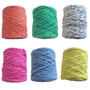 Recycle Colourful Mix colourful Cotton Yarn for Making Mops