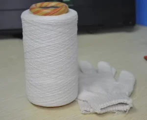 Recycle Eco 50 50 Cotton Polyester Yarn for Knitting Machine 6s Grey Cotton Yarn for Working Gloves Compact Cotton Yarn