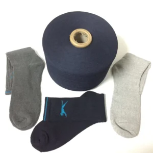 Recycle Yarn Supplier Eco Friendly Recycled Polyester Cotton Blended Ring Spun Soft Dyed Weaving & Knitting Yarn