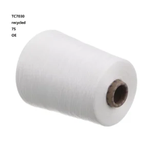 Recycled 70% Polyester 30% Cotton 5S/1 7S/1 10S/1 OE Blended Yarn for Socks or Gloves