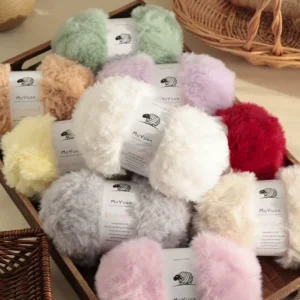Recycled Blended High Tenacity Anti Pilling for Hand Knitting Crochet Sweater Scarf Hat Blanket DIY Embroidery Sewing Material