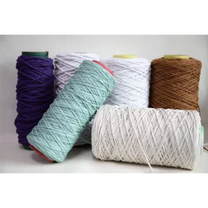 Recycled Cotton Blended Yarn OE Technics Eco Friendly Recyclable Knitting with Dyed Colors and Rich Styles 3 20S