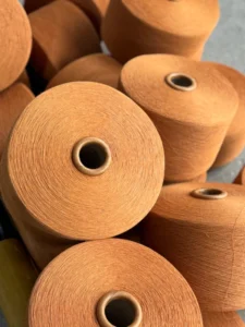 Recycled Cotton Yarn OE Spinning Melange Dyed Eco-Friendly 60 Colors for Knitting Weaving