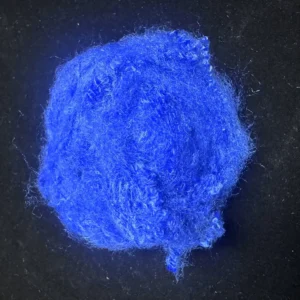 Recycled Dope Dyed Polyester Staple Fiber 1.5D Polyester Fiber for Spinning Yarn Nonwoven Felt