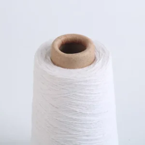 Recycled Material Cotton Yarn Dyed Raw White Bleach White Cotton Nylon Blended Yarn for Embroidery Sewing Anti Uv