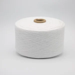 Recycled Material Cotton Yarn Dyed Raw White or Bleach White Cotton and Polyester Blended Yarn
