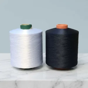 Recycled Nylon Polyester Melange Anti-Bacterial Anti-Pilling Ring Spun Knitting Sewing Weaving Embroidery Raw Blended Yarn