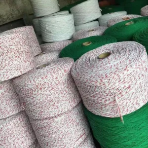 Recycled Polyester Cotton Blended Yarn Abrasion Resistant Eco Friendly High Tenacity Mop Yarn