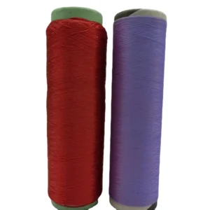 Recycled Polyester Filament Yarn Raw White Full-dull DTY 300D/36F HIM Without Stretch