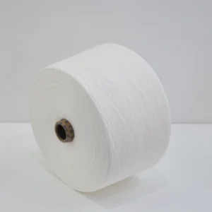 Recycled Polyester Yarn with Shaped Cross Section Murata Vortex Spinning 9.5S 40S Yarn