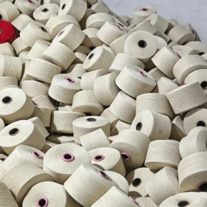 Recycled Regenerated Cotton Polyester Blended Open End Carded Yarn Ne 8s Eco-Friendly for Bangladesh Knitting Weaving 30 Colors