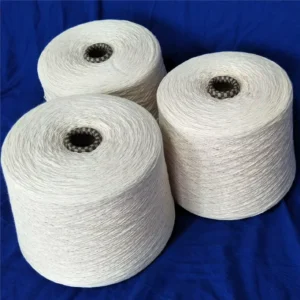 Recycled Regenerated Cotton Polyester Blended Open End Carded Yarn Ne 8s Eco Friendly for Knitting Weaving 30 Colors CV0.5%