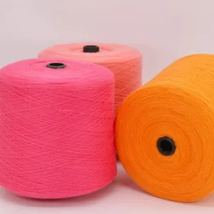 Recycled Yarn 32S/2 Recycled Color Spun Cotton 100% Polyester for Sweaters Knitting