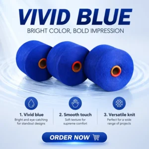 Recycled Yarn 35/65% Cotton Polyester Anti Pilling Dyed 4-32S for Hand Knitting and Weaving