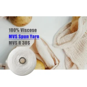 Recycled Yarn High Tenacity Filament 100% Viscose MVS Spun Yarn for Apparel Accessories Fast Shipping