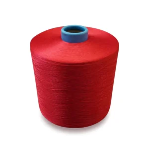 Red Polyester Dope Dyed Yarn DTY 150d 48f 1 SD NIM
