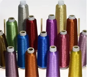Registered Trademark High Tenacity Polyester Metallic 75d for Yarn for Embroidery Weaving & Hand Knitting
