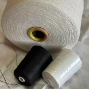 Ring-spun 100% Polyester High Tenacity Dyed Chenille Eco-Friendly Staple Sewing Thread Yarn