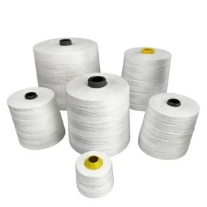 S Twist 100% Polyester Eco Friendly 1kg White Common Model Closing Bag Yarn 103 Factory Production