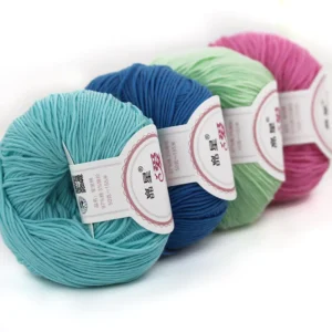 SMB Company Soft Worsted Knitting Baby Yarn Thick Milk Cotton for Crochet Yarn