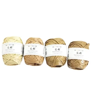 SMB Popular Fancy Raffia Yarn Factory Supply Cotton Good Quality Raffia Crochet Yarn