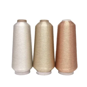ST Type Bronze Color 150d 600d Pure Gold Silver Metallic Yarn Embroidery Thread Metallic Thread for Weaving Tape