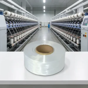 Semi Dull 100% Recycled Polyester FDY Raw White 150D 96F Yarn for Sports Footwear