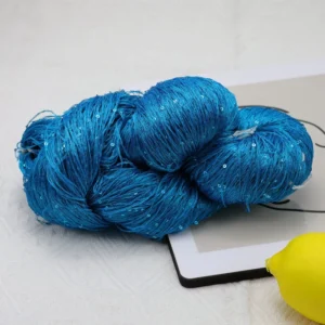 Sequin Yarn for Handle Knitting T Shirt Bead Flake Yarn Combed Fancy Sequin Yarn Hand Knitted Yarn