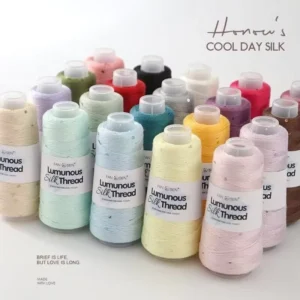 Sequins Diy Acrylic Blended Yarn Dyed Summer English Non standard Hat Woven Short Sleeve Baby Handmade