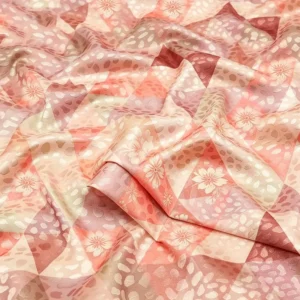 Silky Satin Italian Digital Printed Floral 100% Silk Satin Fabrics Polyester Tela Jacquard Chiffon for Dress