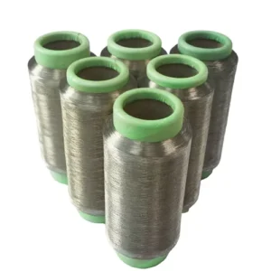 Silver Coated Metallic Yarn with Excellent Conductivity and Durability