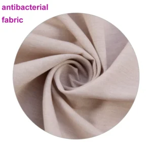 Silver Fiber Cotton Mixed Modal Anti Microbial Sheets Fabric Organic Plain Style for Boys and Girls
