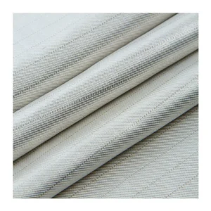 Silver Plated Woven Conductive Fencing Fabric 150 GSM for Jackets Sabre Uniforms and Lame