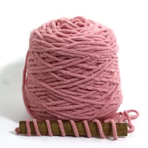 Smb Company Good Price Chunky Knit 100% Polyester Thick Blanket Shiny Chenille Yarn