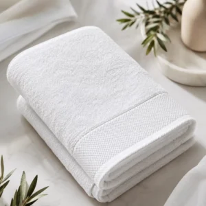 Soft 16S Spiral Imported Cotton Yarn Plain Weave 550GSM 33x33cm Hotel Face Towel for Guest Room Spa