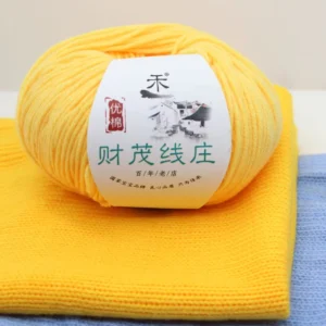 Soft 4 Ply Milk Cotton Yarn for Crochet Dolls High Quality Solid Color Hand Knitting Thread DIY Sewing Material Kit
