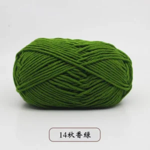 Soft 5ply Milk Cotton Yarn Hand Knitting Crochet Fancy Blended Yarn