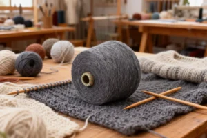 Soft 75% Cashmere 25% Silk Blended Yarn Brushed 12/1 NM Blended Yarn for Knitting Socks Scarves