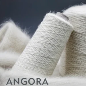 Soft Angora 60 Cashmere Wool Fluffy Yarn Rabbit Hair Nylon Blended Hand Knitting MINK Embroidery Sewing Anti Static Recycled