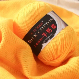 Soft Baby 3ply Cotton Blended Yarn Handmade Knitting with Dyed Pattern Anti-Bacteria Eco-Friendly for Weaving Scarves