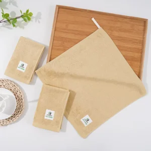 Soft Breathable Bamboo Washcloth Face Towel Ultra Soft Wash Cloth Quick Dry Facial Cleansing Washcloth