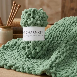 Soft Finger Loop Yarn Puffy Crochet Chenille Yarn for Hand Knitting
