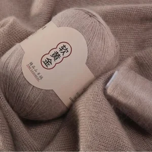 Soft Gold Cashmere Yarn Autumn and Winter 16/3 Medium Coarse Hand woven Cashmere Line