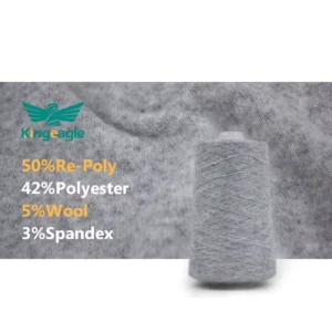 Soft Hand Feeling 3% Spandex 21NM 1 Customized Fancy Fluffy Yarn for Clothing
