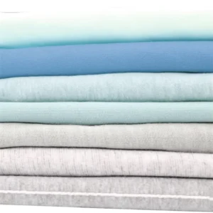 Soft Hand Feeling Baby Cloth Print 100% Organic Bamboo OC Spandex Fleece Fabric Baby 240GSM