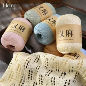 Soft Lace Thread Silk Cotton Yarn Dyed Eco Friendly Skin Friendly Breathable Anti Pilling 50g DIY Crochet Shawl Fiber