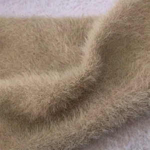 Soft POLYAMIDE 0.9 1.3CM Fluffy Mink Fur Eyelash Yarn Plush Feathers for Crochet Knitting Fancy Yarn