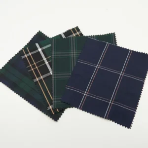 Soft Tartan Herringbone Plaid Polyester Cotton Yarn Dyed Fabric for Boys & Girls School Uniform Manufacturer